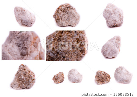 Collection of stone mineral Albit Collection of stone mineral Albit 136058512