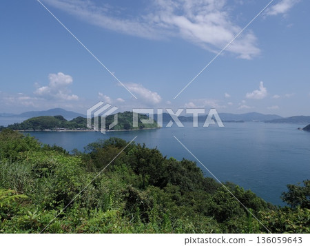 Beautiful ocean and island scenery Beautiful ocean and island scenery 136059643
