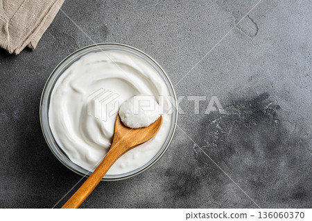 Bowl of Greek Yogurt 136060370