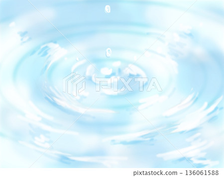 水波紋插圖背景素材 水波紋插圖背景素材 136061588