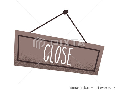 Close hanging board restaurant sign Close hanging board restaurant sign 136062017