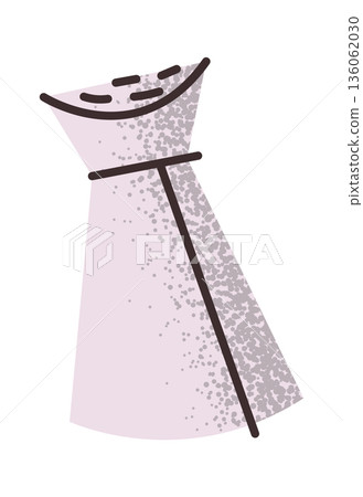 Salt shaker restaurant service sticker 136062030