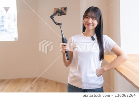 Action camera, live streaming, wireless microphone, streaming, video streaming, soothing, older sister type, younger sister type Action camera, live streaming, wireless microphone, streaming, video streaming, soothing, older sister type, younger sister type 136062264