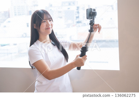 Action camera, live streaming, wireless microphone, streaming, video streaming, soothing, older sister type, younger sister type Action camera, live streaming, wireless microphone, streaming, video streaming, soothing, older sister type, younger sister type 136062275