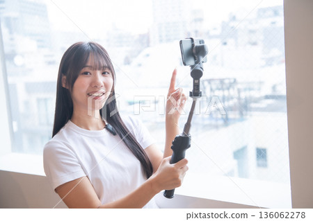 Action camera, live streaming, wireless microphone, streaming, video streaming, soothing, older sister type, younger sister type Action camera, live streaming, wireless microphone, streaming, video streaming, soothing, older sister type, younger sister type 136062278
