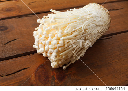 Enoki mushrooms studio shot 136064134