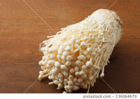 Enoki mushrooms studio shot 136064679