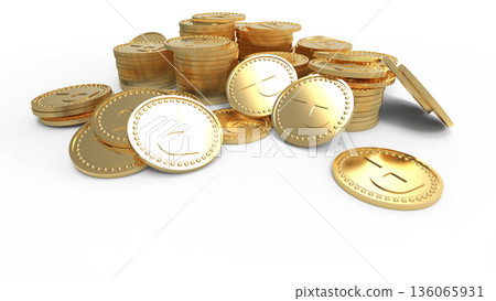 點活動圖：堆疊的金幣 CG 136065931
