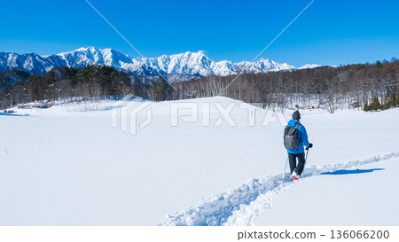 Nakayama Plateau Snow Trekking (View of the Northern Alps) Nakayama Plateau Snow Trekking (View of the Northern Alps) 136066200