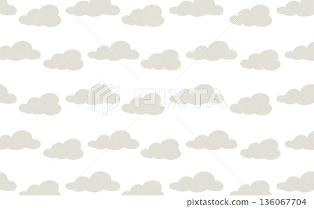 Cloud mark pattern (white) Cloud mark pattern (white) 136067704