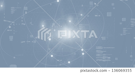 Digital technology image background Horizontal visual for banners and advertisements Digital technology image background Horizontal visual for banners and advertisements 136069355