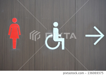 Women's restroom sign (open to all) Women's restroom sign (open to all) 136069375