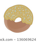 Not too sweet, cute donuts for adults _ Pale French chic color scheme (for a comfortable lifestyle design) 136069624