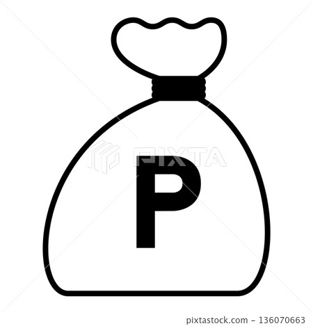 點袋(P 標記)的簡單示意圖 點袋(P 標記)的簡單示意圖 136070663