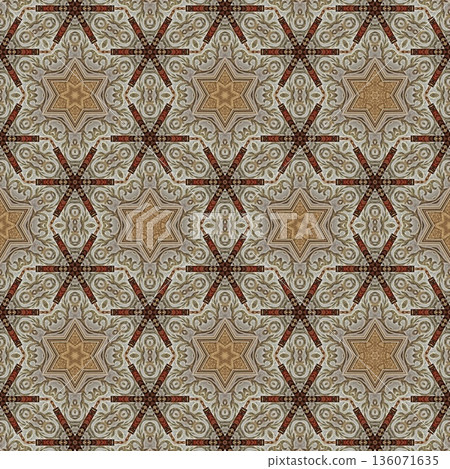 Design features an elegant wooden carved pattern inspired by traditional craftsmanship. Intricate relief and natural wood textures add warmth and depth, ideal for tiles, flooring, wall covering Design features an elegant wooden carved pattern inspired by traditional craftsmanship. Intricate relief and natural wood textures add warmth and depth, ideal for tiles, flooring, wall covering 136071635