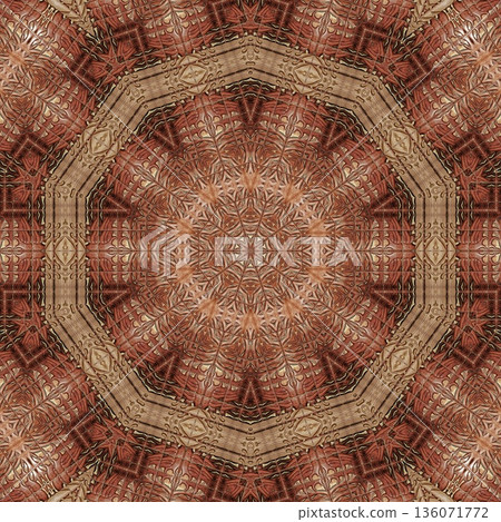 An elegant wooden carved design inspired by traditional craftsmanship, featuring detailed relief textures that add warmth and depth. Perfect for tiles, flooring, wall coverings, packaging, and furnish 136071772