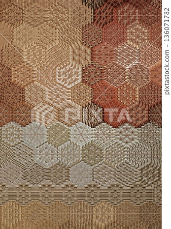 An elegant wooden carved design inspired by traditional craftsmanship, featuring detailed relief textures that add warmth and depth. Perfect for tiles, flooring, wall coverings, packaging, and furnish An elegant wooden carved design inspired by traditional craftsmanship, featuring detailed relief textures that add warmth and depth. Perfect for tiles, flooring, wall coverings, packaging, and furnish 136071782