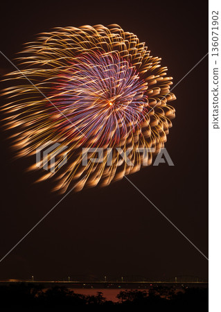 A Japanese summer tradition: Fireworks (Suigo Omigawa Fireworks Festival) A Japanese summer tradition: Fireworks (Suigo Omigawa Fireworks Festival) 136071902