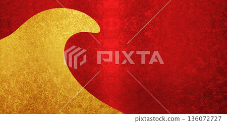 Red and gold background material Red and gold background material 136072727
