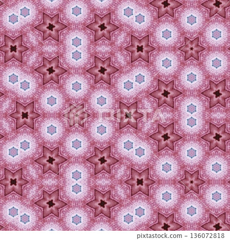 Abstract floral design features a pattern with rich textures and relief details. Soft pink, earthy brown, and muted blue tones add depth, making it ideal for textiles, wallpaper and fashion prints Abstract floral design features a pattern with rich textures and relief details. Soft pink, earthy brown, and muted blue tones add depth, making it ideal for textiles, wallpaper and fashion prints 136072818
