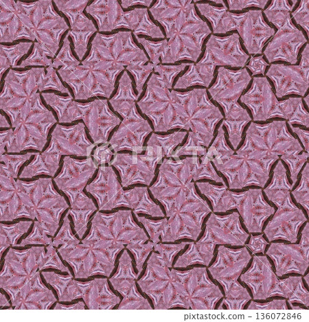 Abstract floral design features a pattern with rich textures and relief details. Soft pink, earthy brown, and muted blue tones add depth, making it ideal for textiles, wallpaper and fashion prints Abstract floral design features a pattern with rich textures and relief details. Soft pink, earthy brown, and muted blue tones add depth, making it ideal for textiles, wallpaper and fashion prints 136072846