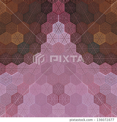 Abstract floral design features a pattern with rich textures and relief details. Soft pink, earthy brown, and muted blue tones add depth, making it ideal for textiles, wallpaper and fashion prints Abstract floral design features a pattern with rich textures and relief details. Soft pink, earthy brown, and muted blue tones add depth, making it ideal for textiles, wallpaper and fashion prints 136072877