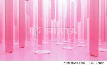 柔和的雨柱 136072884