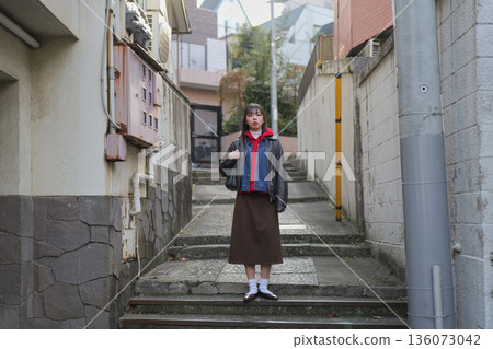 Tokyo downtown portrait Tokyo downtown portrait 136073042