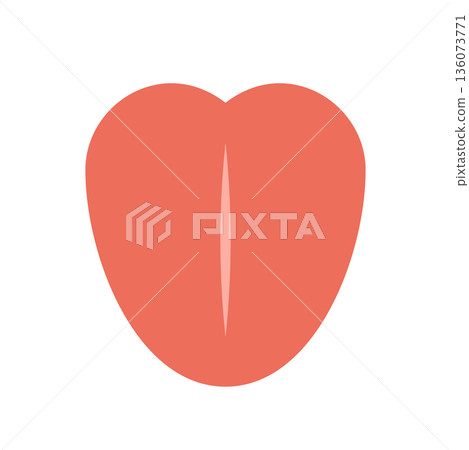 red, swollen tongue 136073771