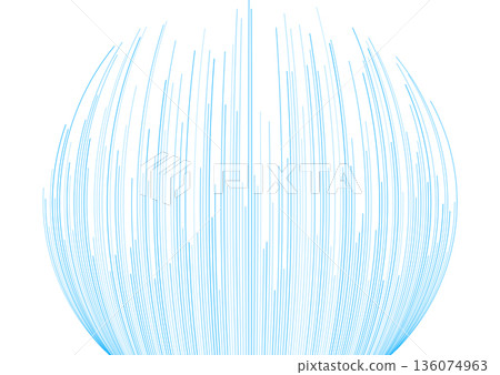 Blue minimal spherical lines abstract tech modern background 136074963