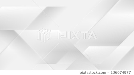 Light grey glossy geometric shapes tech abstract background Light grey glossy geometric shapes tech abstract background 136074977