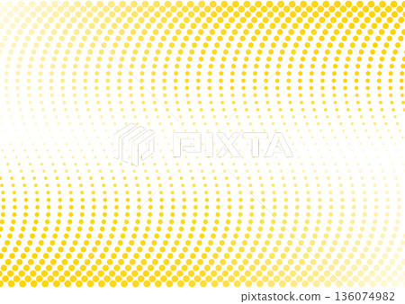 Bright yellow minimal curved dotted lines abstract background Bright yellow minimal curved dotted lines abstract background 136074982