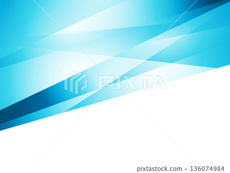 Bright blue low poly abstract geometric tech minimal background Bright blue low poly abstract geometric tech minimal background 136074984