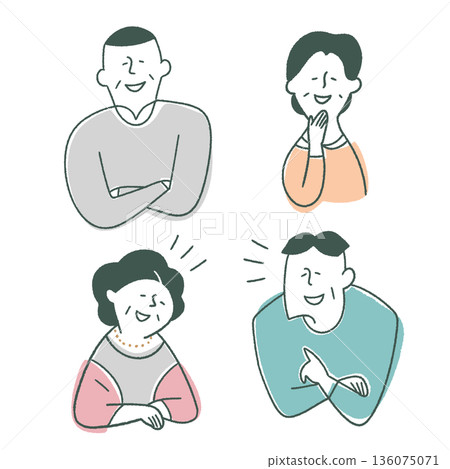 老年男女解釋與理解 136075071