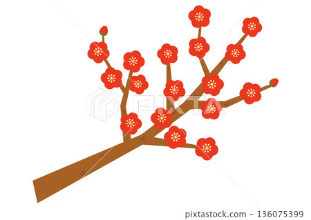 梅花樹的插圖 梅花樹的插圖 136075399