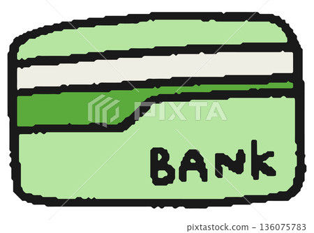 手繪銀行存摺圖 手繪銀行存摺圖 136075783
