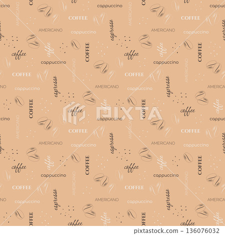 coffee pattern design 136076032