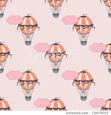 pattern with air balloons pattern with air balloons 136076035