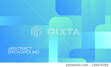 Blue background with a green and white design Blue background with a green and white design 136076268