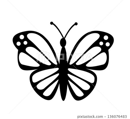 Butterfly. Vector illustration design Butterfly. Vector illustration design 136076483