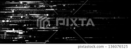Digital glitch texture with pixelated noise effect Digital glitch texture with pixelated noise effect 136076525