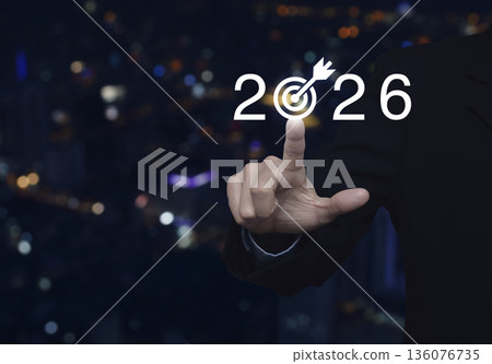 Business happy new year 2026 success concept 136076735