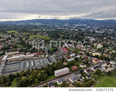 Factory Clusters And Neighborhood Surroundings, Overview Of Factory Complexes With Nearby Homes Factory Clusters And Neighborhood Surroundings, Overview Of Factory Complexes With Nearby Homes 136077278