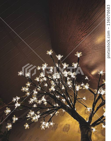 black and white floral background 136078683