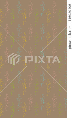Scandinavian-style background illustrations: Botanical background images Scandinavian-style background illustrations: Botanical background images 136080106