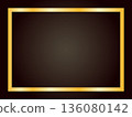 Luxury frame with black background and gold lines 136080142
