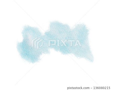 Soft sky blue watercolor wash with visible paper texture,evoking serene clouds in a clear sky.Gentle,ethereal background for calming designs,baby products,airy,peaceful brand themes 136080215