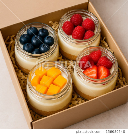 一套禮盒裝水果起司蛋糕 136080348