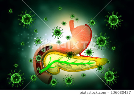 Virus infection of pancreas 136080427