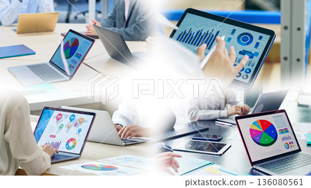 各種商業場景的拼貼視頻 各種商業場景的拼貼視頻 136080561